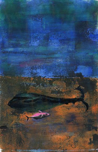 Print of Figurative Fish Paintings by Mirjam Palosaari Eladhari