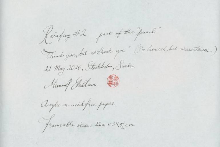 Original Figurative Nature Painting by Mirjam Palosaari Eladhari