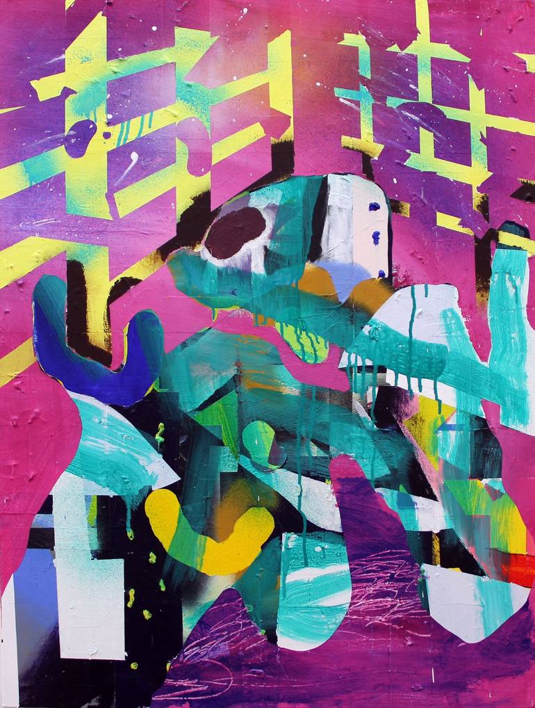 Spatial Vestigials Painting by Peter Puskas | Saatchi Art
