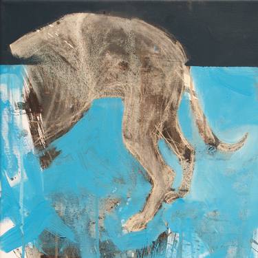 Original Figurative Dogs Paintings by Lorant Agoston