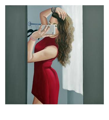 Original Figurative Women Paintings by Kalli Kastori