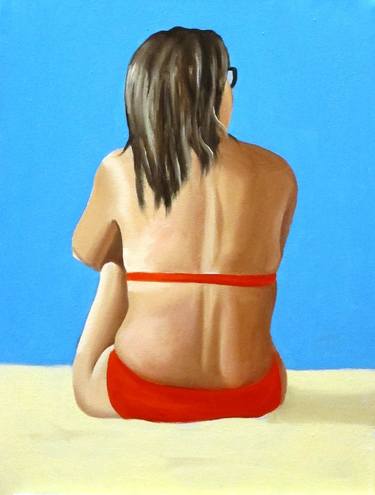 Original Figurative Women Paintings by Kalli Kastori