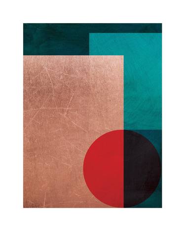 Original Minimalism Abstract Printmaking by Gina Cross