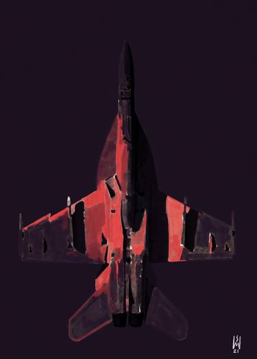 F-18 Going Vertical: Gradient Series: Gradient No. 7 thumb