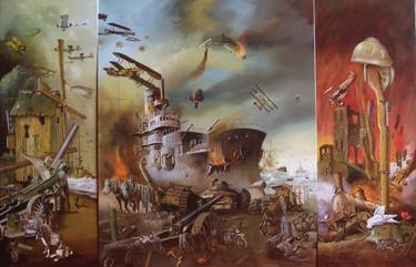 Saatchi Art Artist Peter Meuleners; Paintings, “Triumph of the GREAT WAR.” #art