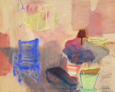 Original Abstract Interiors Paintings by Wei Tan