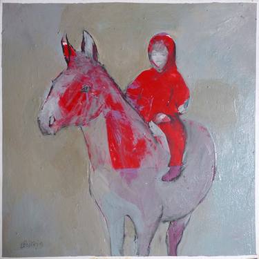 Original Expressionism Kids Paintings by Laurence Poitrin