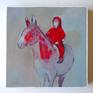 The Mule
Mix media on 3D canvas
White sides
Connection between a child and a mule