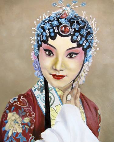 Original Portraiture Women Paintings by rui Zhan
