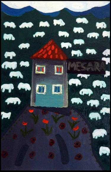 Print of Rural life Paintings by Moma Bjekovic