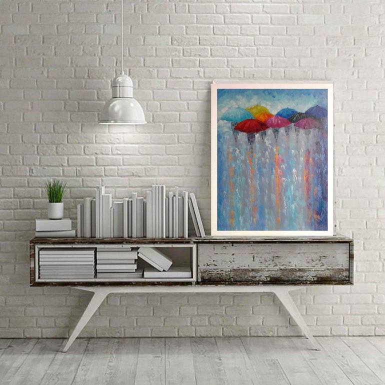 Original Impressionism Abstract Painting by Kseniya Kovalenko