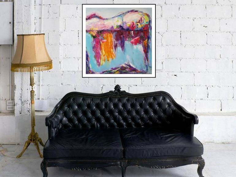 Original Impressionism Abstract Painting by Kseniya Kovalenko