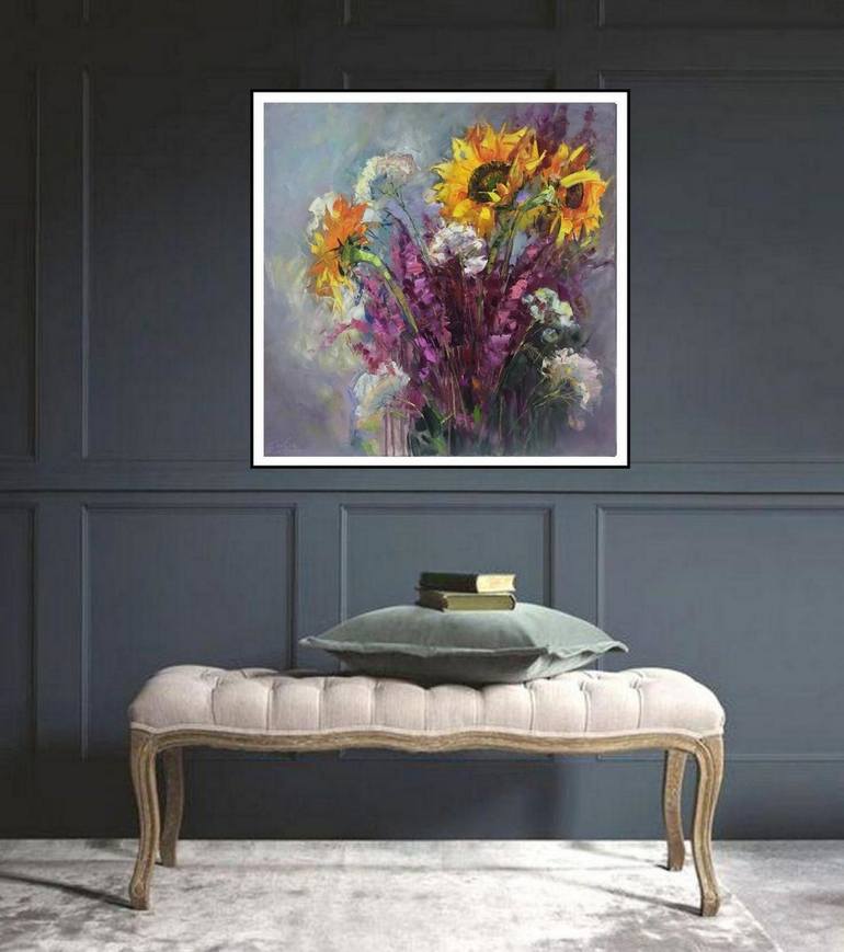 Original Fine Art Abstract Painting by Kseniya Kovalenko