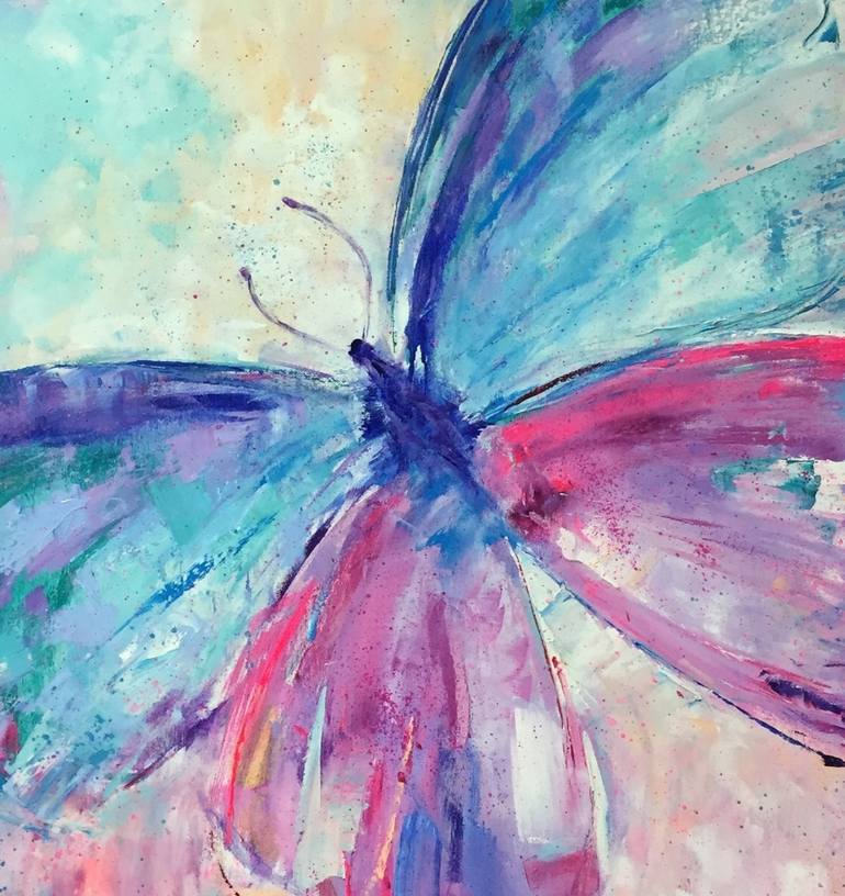 painting *Butterfly* Reservation Painting by Kseniya Kovalenko ...