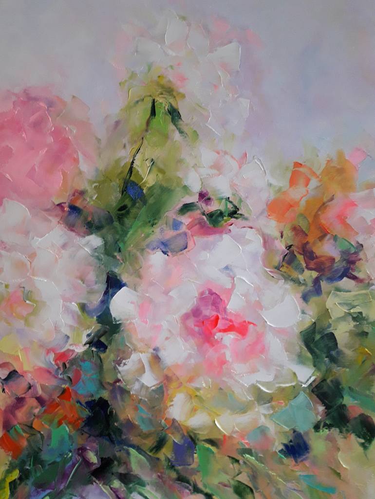 Original Floral Painting by Kseniya Kovalenko