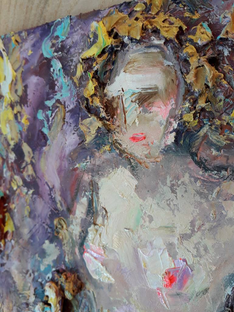 Original Abstract Nude Painting by Kseniya Kovalenko