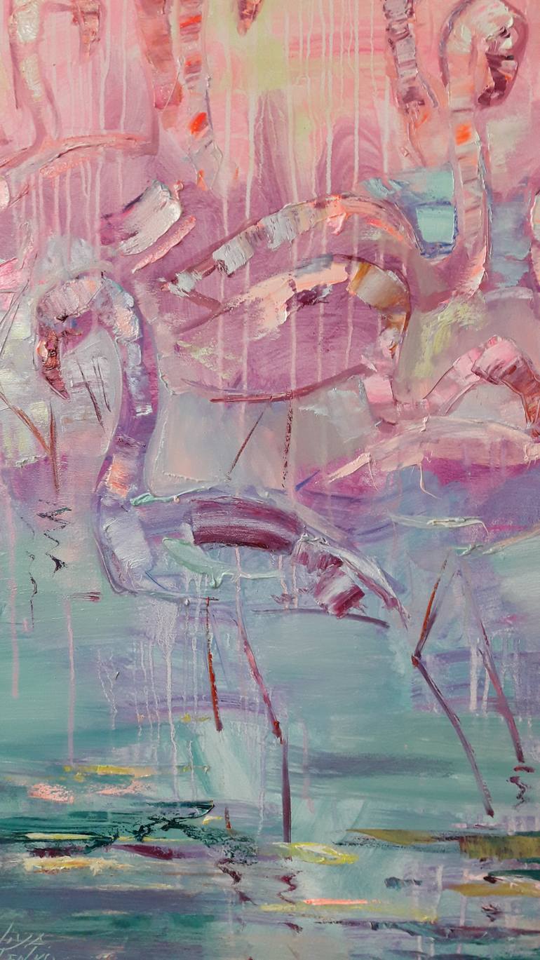 Original Abstract Expressionism Abstract Painting by Kseniya Kovalenko
