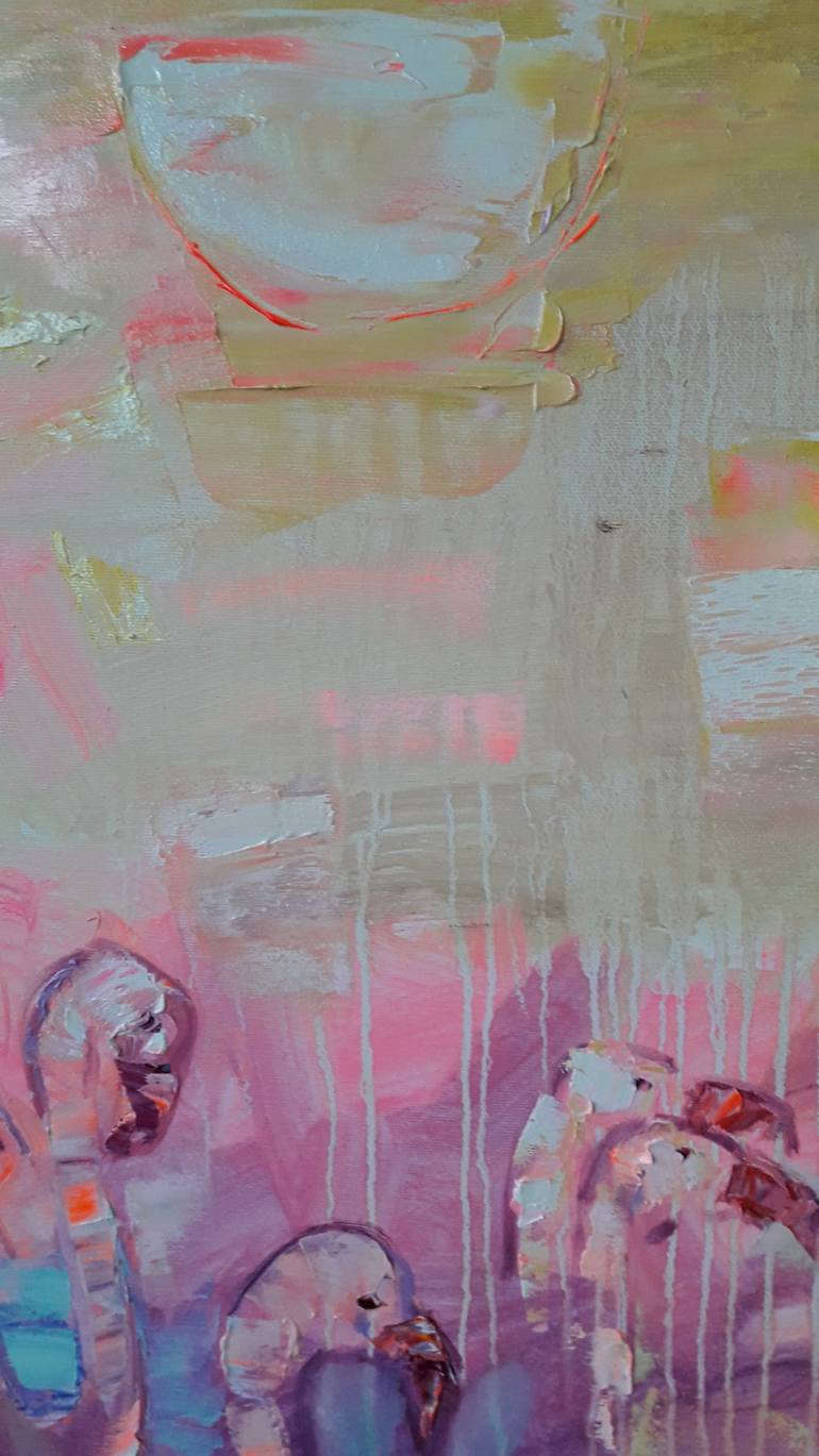 Original Abstract Expressionism Abstract Painting by Kseniya Kovalenko