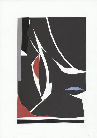 Print of Abstract Collage by Maria Cecilia Lostaunau Balarezo