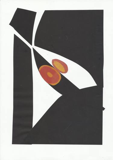 Print of Abstract Collage by Maria Cecilia Lostaunau Balarezo