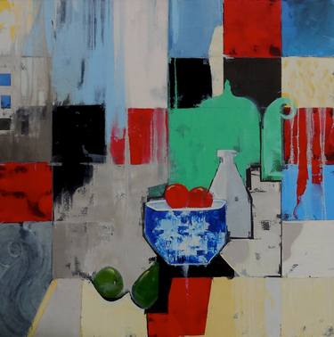 Original Abstract Expressionism Still Life Paintings by Christina Penrose