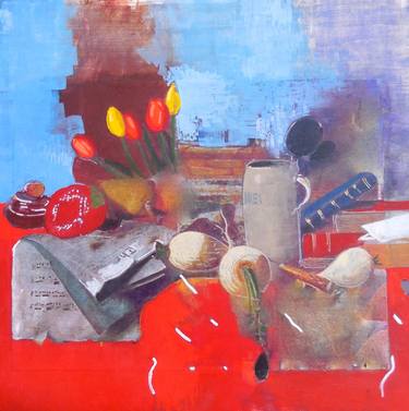 Original Abstract Food & Drink Paintings by Christina Penrose