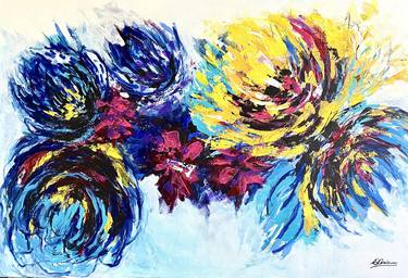 Original Abstract Expressionism Abstract Paintings by Elizabeth Ariano