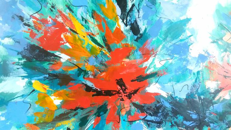 Original Abstract Painting by Elizabeth Ariano