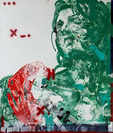 Original Abstract Expressionism Portrait Paintings by Mira Bachkur