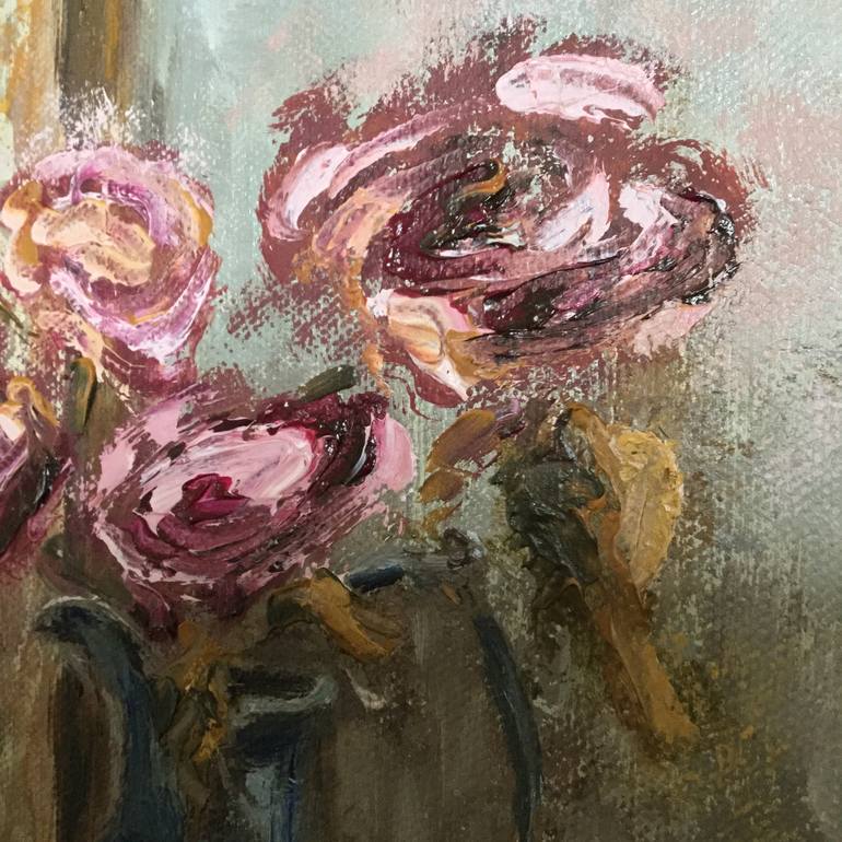 Original Impressionism Still Life Painting by Rebecca Pells