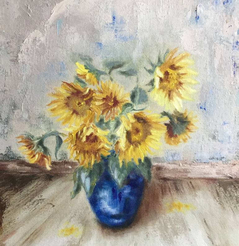 Original Impressionism Still Life Painting by Rebecca Pells