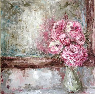 Original Impressionism Floral Paintings by Rebecca Pells