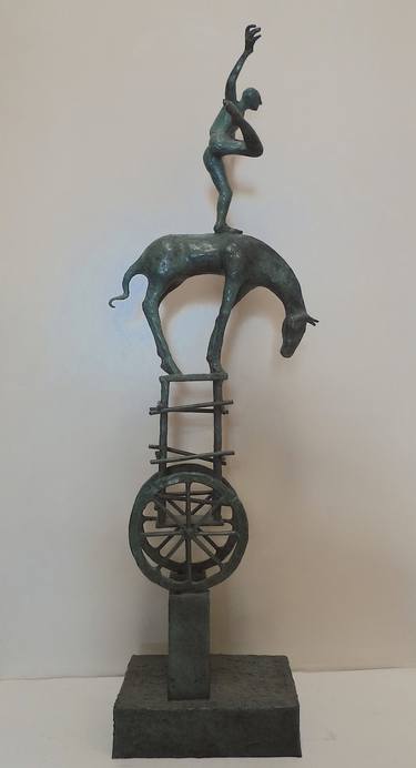 Original Figurative Horse Sculpture by Thomas Ostenberg