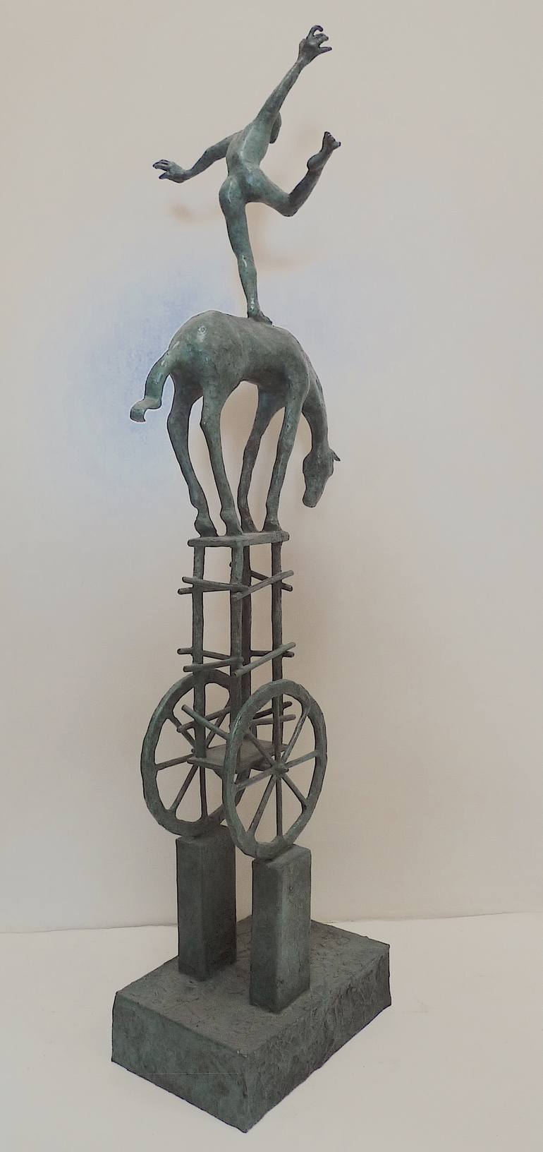 Original Figurative Horse Sculpture by Thomas  Ostenberg 