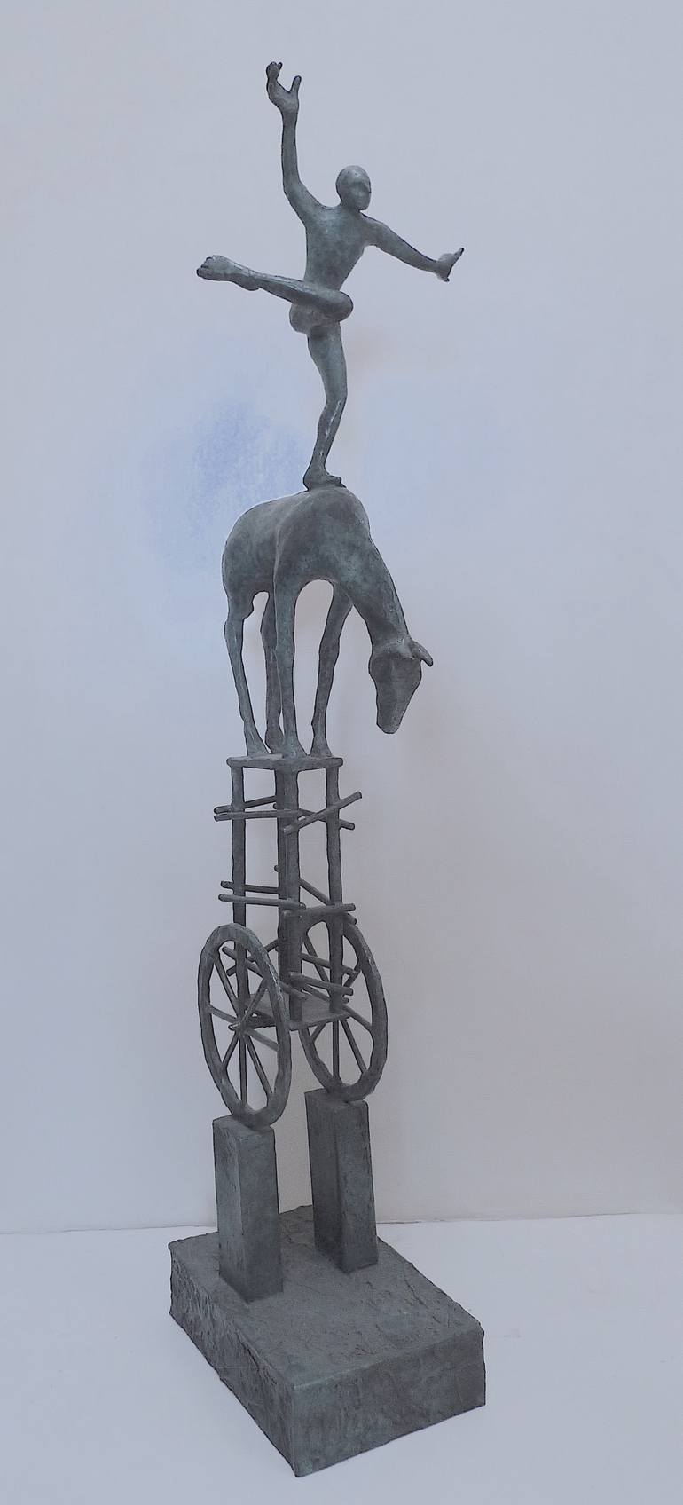 Original Figurative Horse Sculpture by Thomas  Ostenberg 