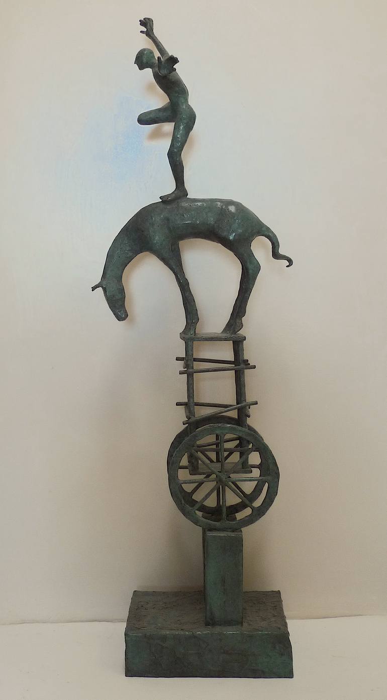 Original Figurative Horse Sculpture by Thomas  Ostenberg 