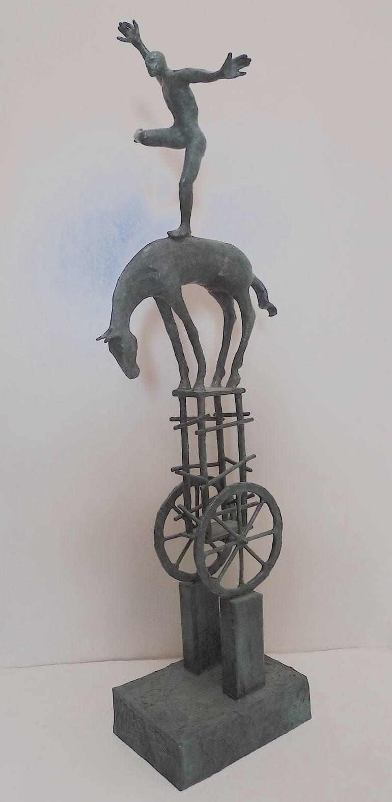 Original Figurative Horse Sculpture by Thomas  Ostenberg 