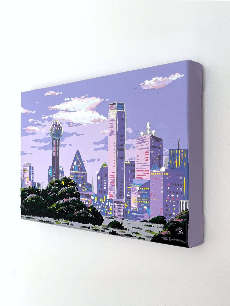 Original Cities Painting by Eileen Lunecke