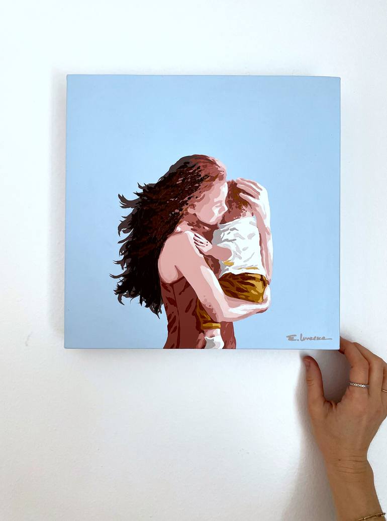 Original Figurative People Painting by Eileen Lunecke