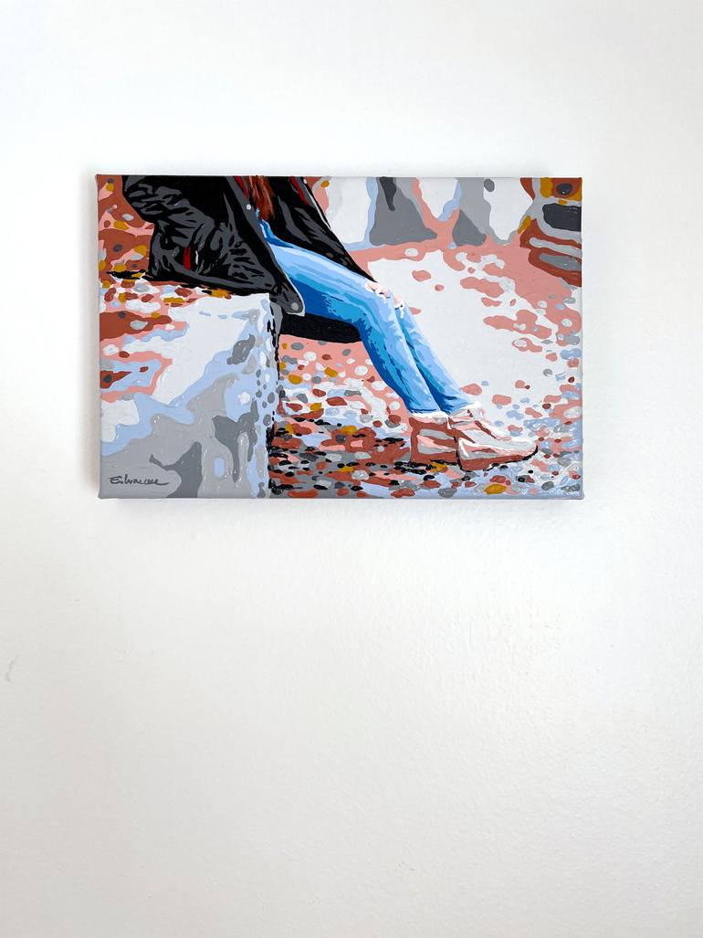 Original Figurative People Painting by Eileen Lunecke