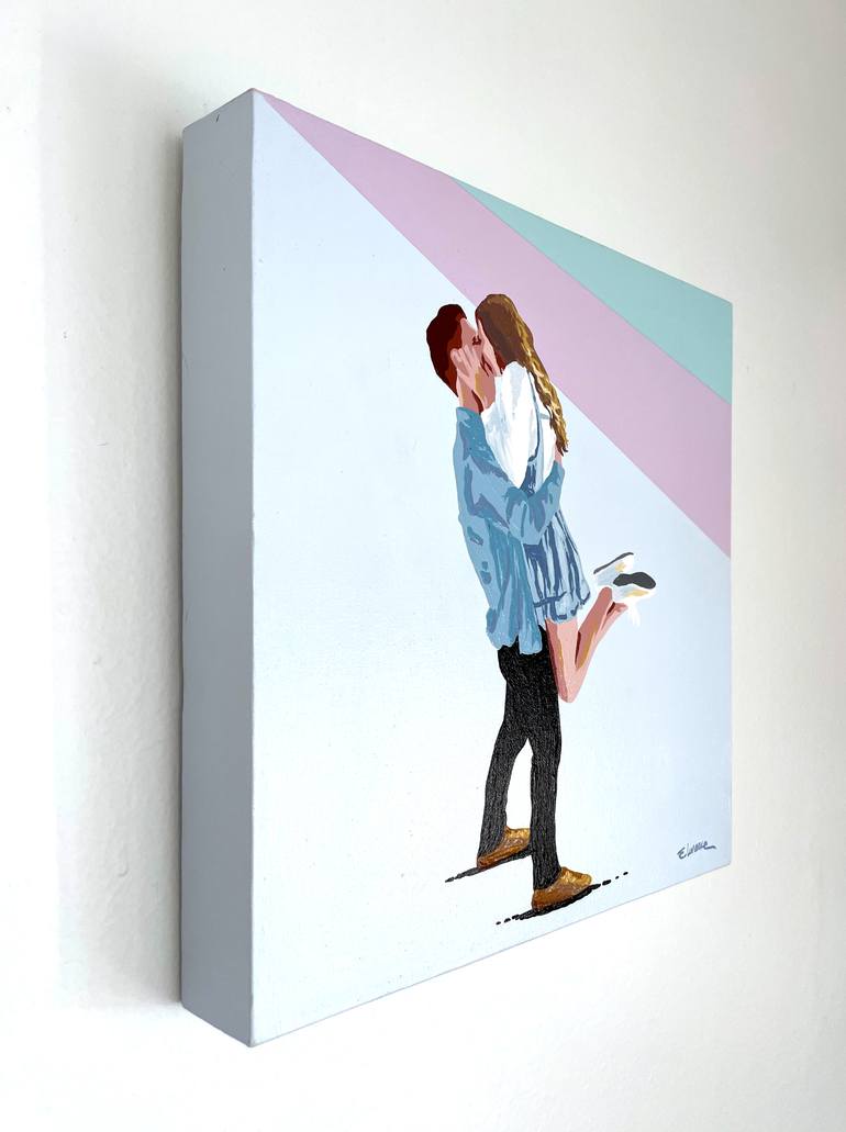 Original Figurative People Painting by Eileen Lunecke