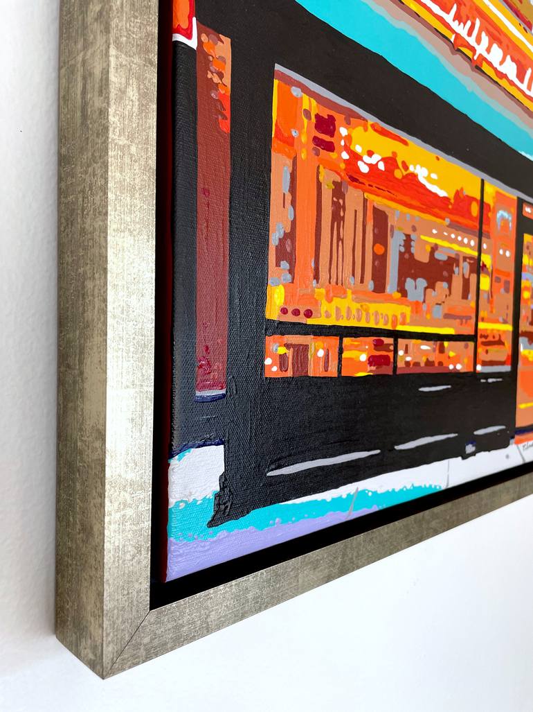 Original Figurative Cities Painting by Eileen Lunecke