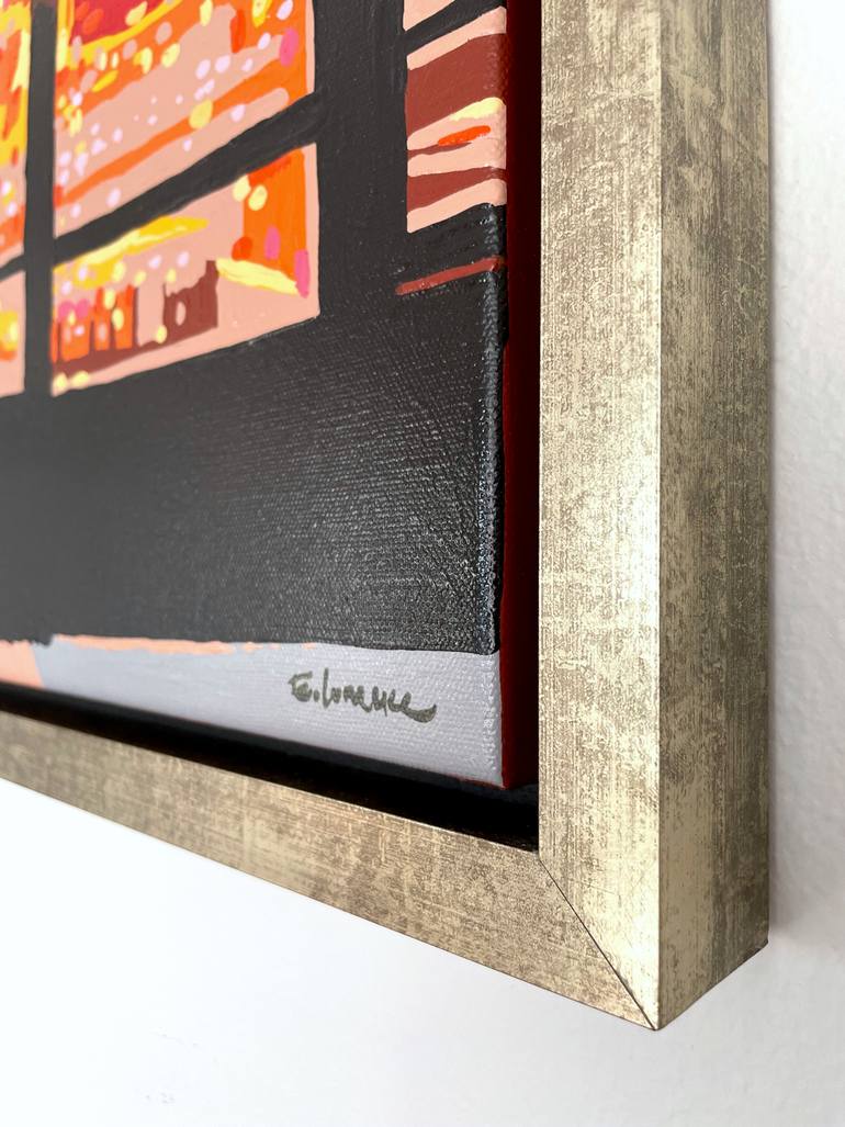 Original Pop Art Cities Painting by Eileen Lunecke