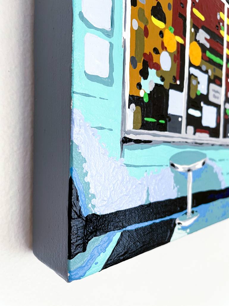 Original Figurative Cities Painting by Eileen Lunecke