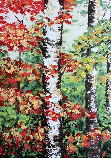 Print of Expressionism Nature Paintings by Eileen Lunecke