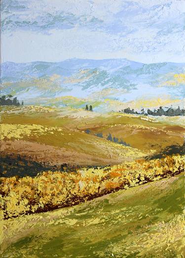 Print of Expressionism Landscape Paintings by Eileen Lunecke