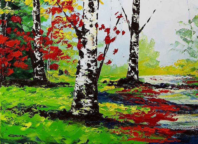 Original Landscape Painting by Eileen Lunecke