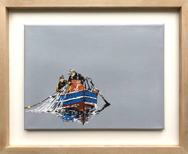 Original Boat Paintings by Eileen Lunecke