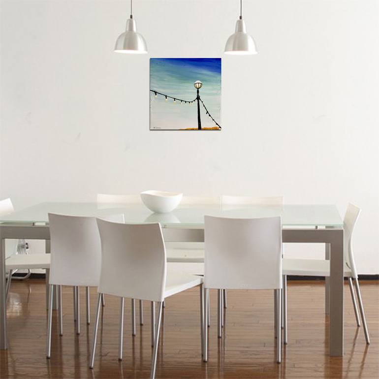 Original Illustration Light Painting by Eileen Lunecke