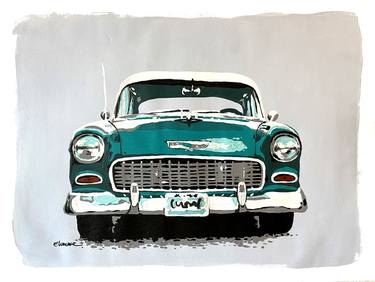 Original Car Paintings by Eileen Lunecke
